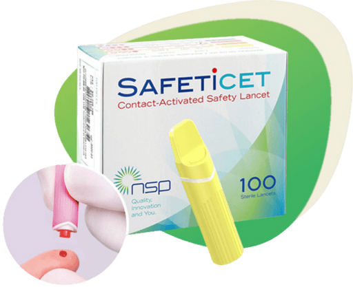 Safeticet safety lancet